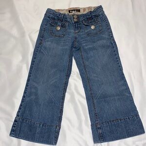 Vintage Rewind Blue Denim Capris